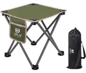 Opliy Camping Stool, Folding Samll Chair Portable Camp Stool for Camping
