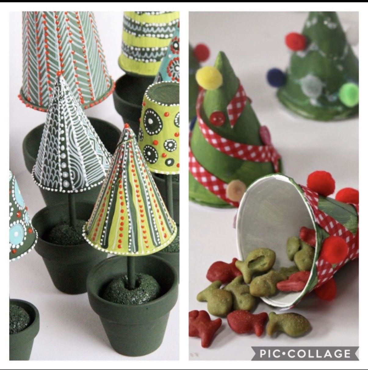 White Paper Cone Cups For Crafts