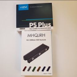 Ps5 Crucial P5 Plus 2TB With Heatsink  New&Sealed  Both Items Available Today 