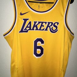 Lebron James Lakers Jersey #6 Size Large