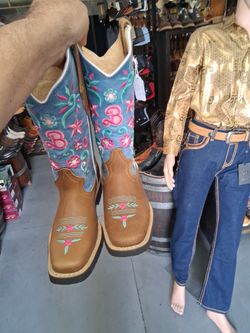 Botas De Piel De México Cómodas Para Mujer Rodeo 