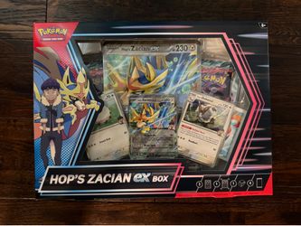 Hop's Zacian ex Box - JOURNEY TOGETHER + DESTINED RIVALSq