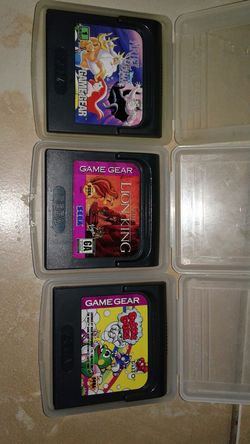 Sega game gear games