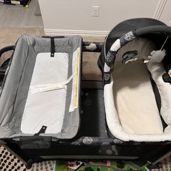 Crib Bassinet - Baby Trend MUV Custom Grow Nursery Center Playard