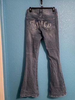 Juicy Couture Rhinestone Flared Jeans Size 5/27