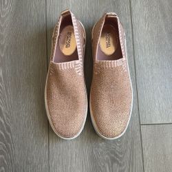 6.5 Rose God Michael Kors Skyler Sneakers / Tennis