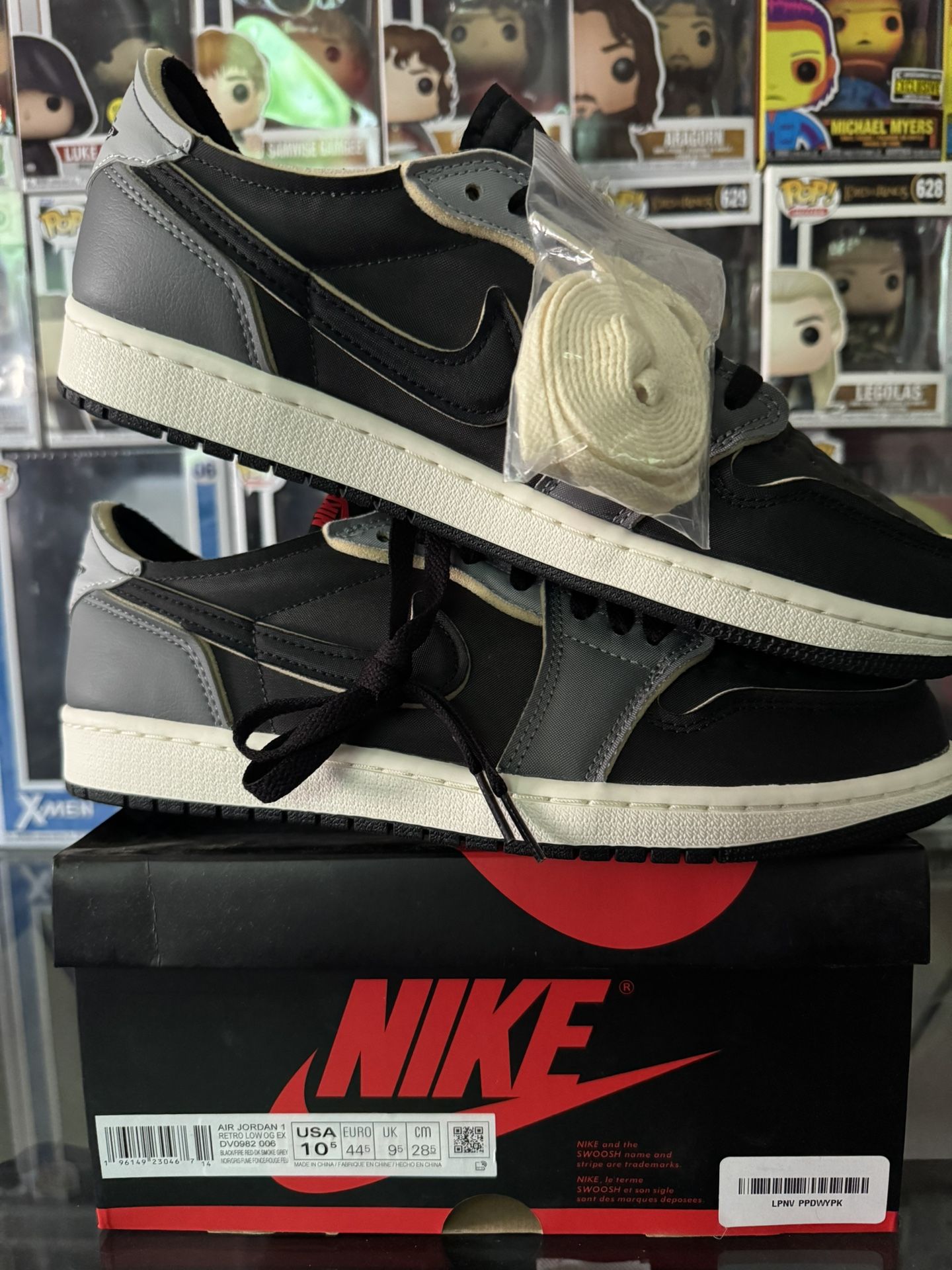 Air Jordan 1 Low OG EX “Dark Smoke Grey” M10.5