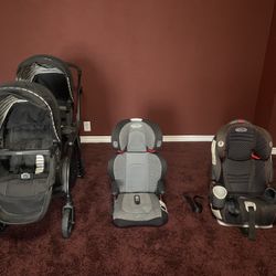 Two Car Seat And Two Kid Stroller 