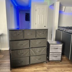 Gray Dresser Set