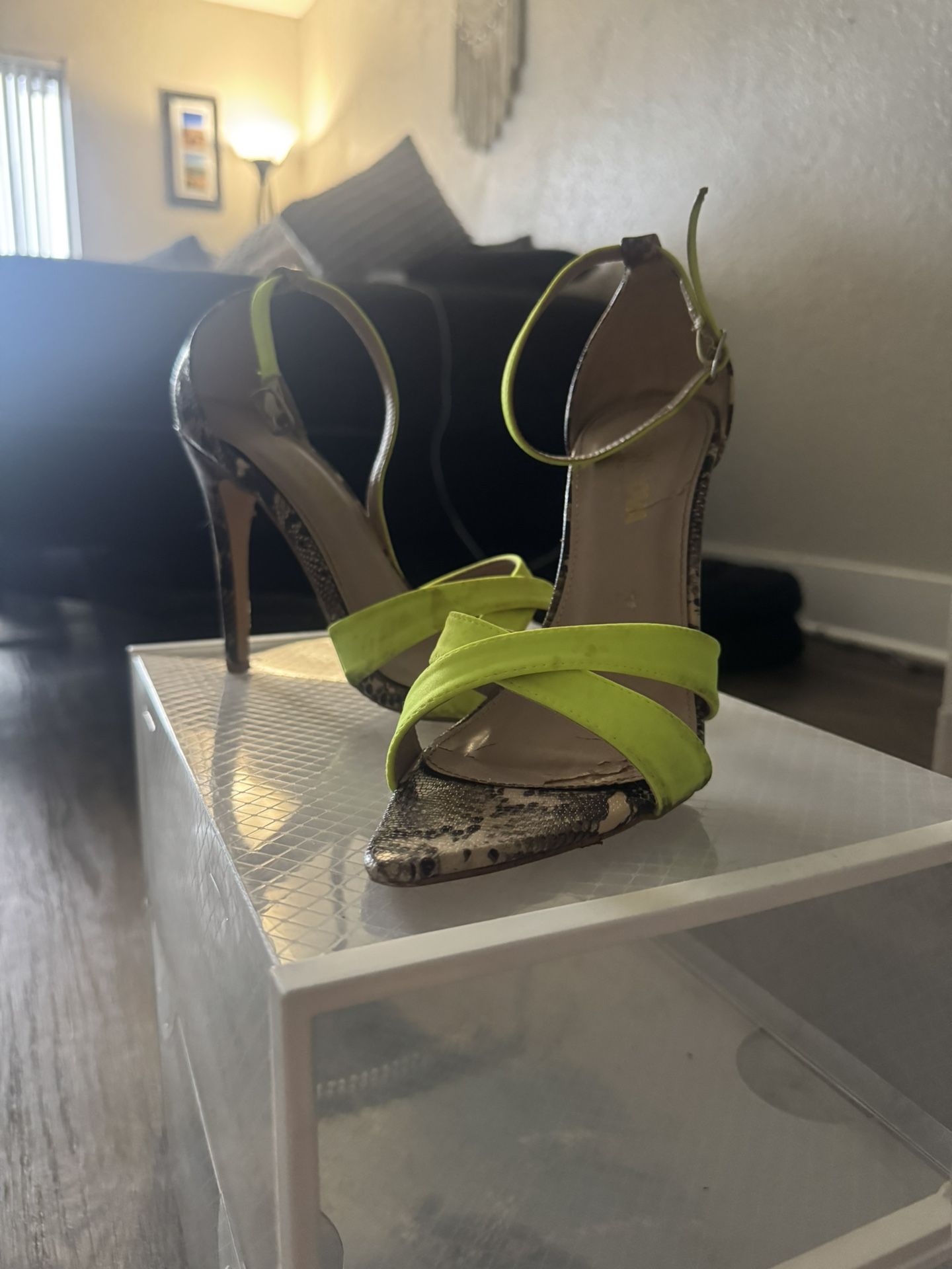 Snake Skin Heels