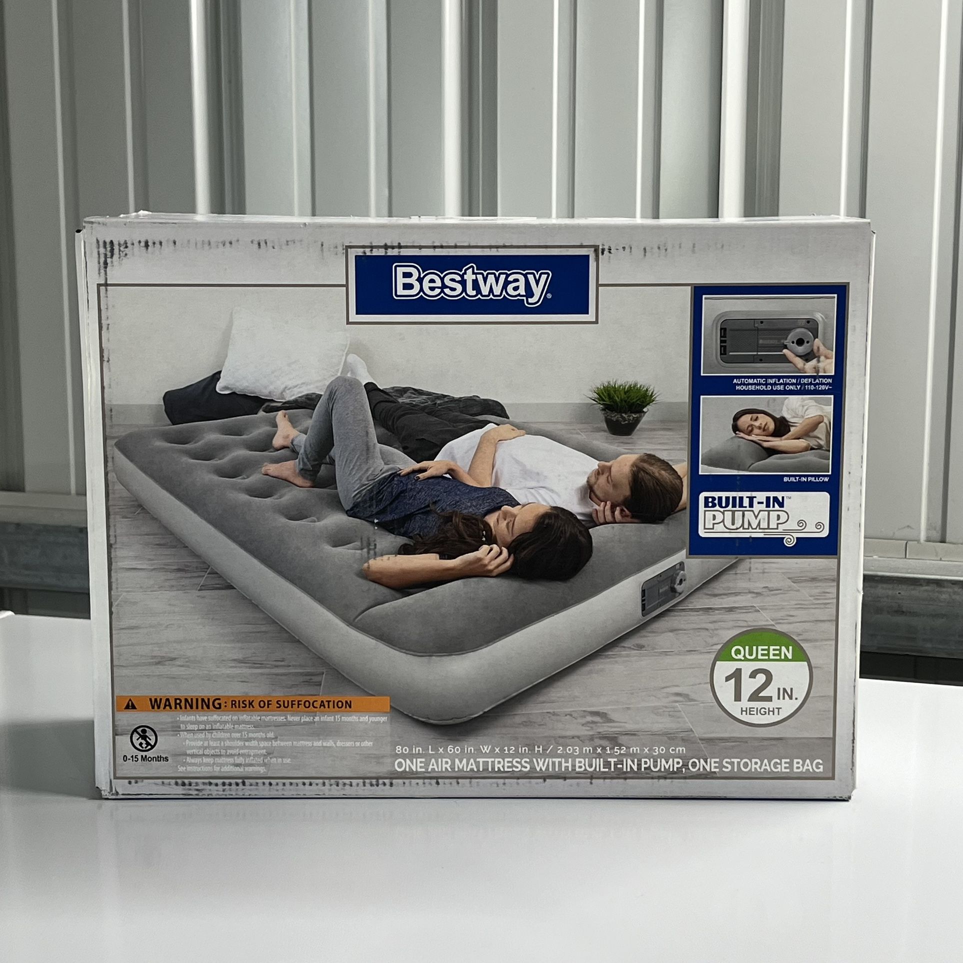 NEW IN FACTORY SEALED BOX “Queen” Size Air Mattress