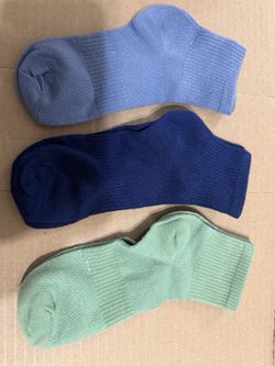 Ankle Socks, 3 Pairs (Men's, fits US 8)