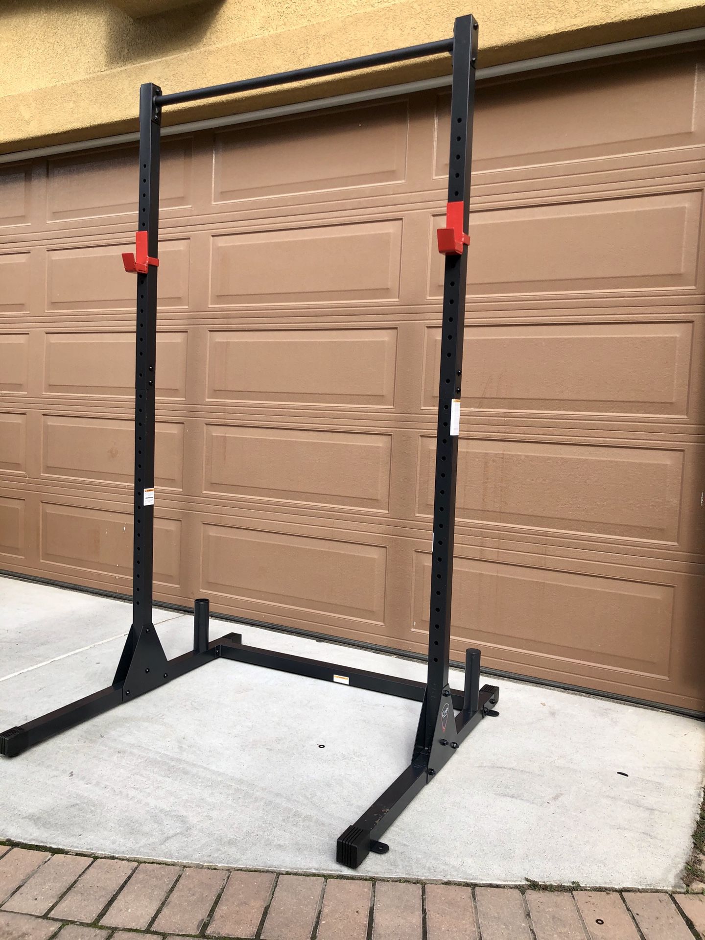 Brand New In Box Power Squat Rack Cage Bench Press Pull Ups