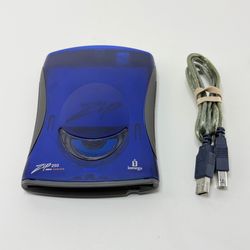 USB Powered Iomega Zip 250 External Drive Data Blue USB Drive Z250USBPCMBP