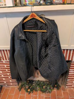 Leather Jacket XL
