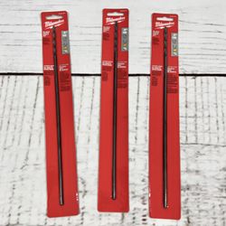 Three new Milwaukee 48-89-2771 3/16" x 12" Aircraft  Black Oxide Drill Bit tool