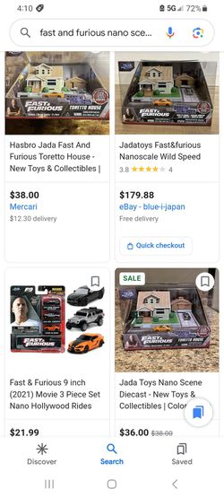 Fast & Furious Jada Toyz Toretto House Nano Scene Brand New Never Been  Opened for Sale in Imperial Beach, CA - OfferUp
