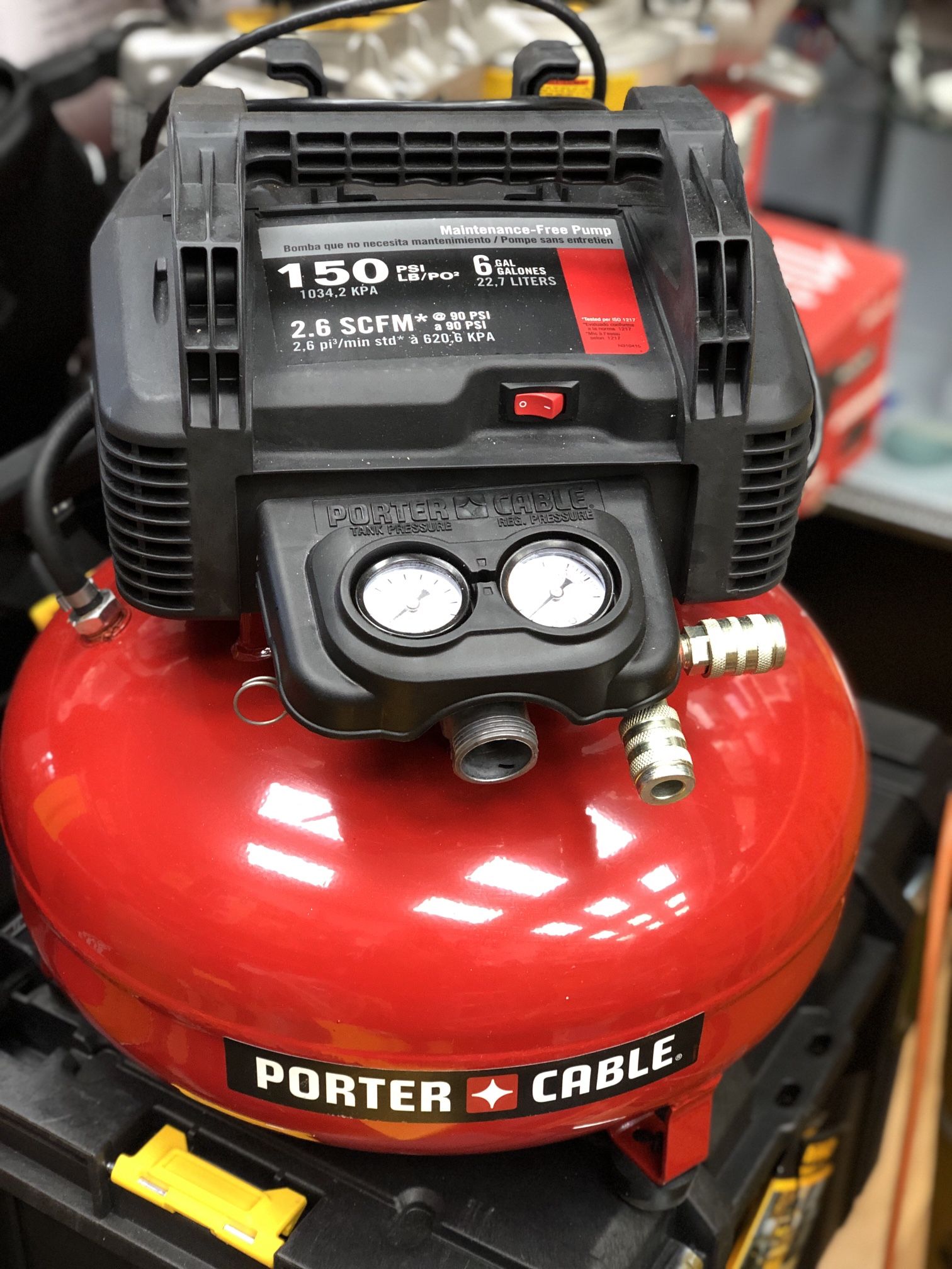Porter Cable 6Gal 150PSI Compressor