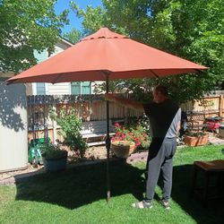 Treasure Garden Outdoor Patio Umbrella 94" No Stand