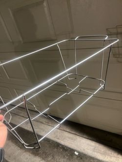 Metal Wire Storage Basket Rack x 4