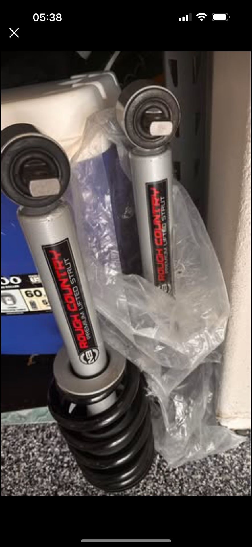 Loaded struts
