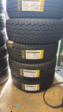 285/70R17 All Terrain 4 NEW TIRES INSTALLED AND BALANCE INCLUDED