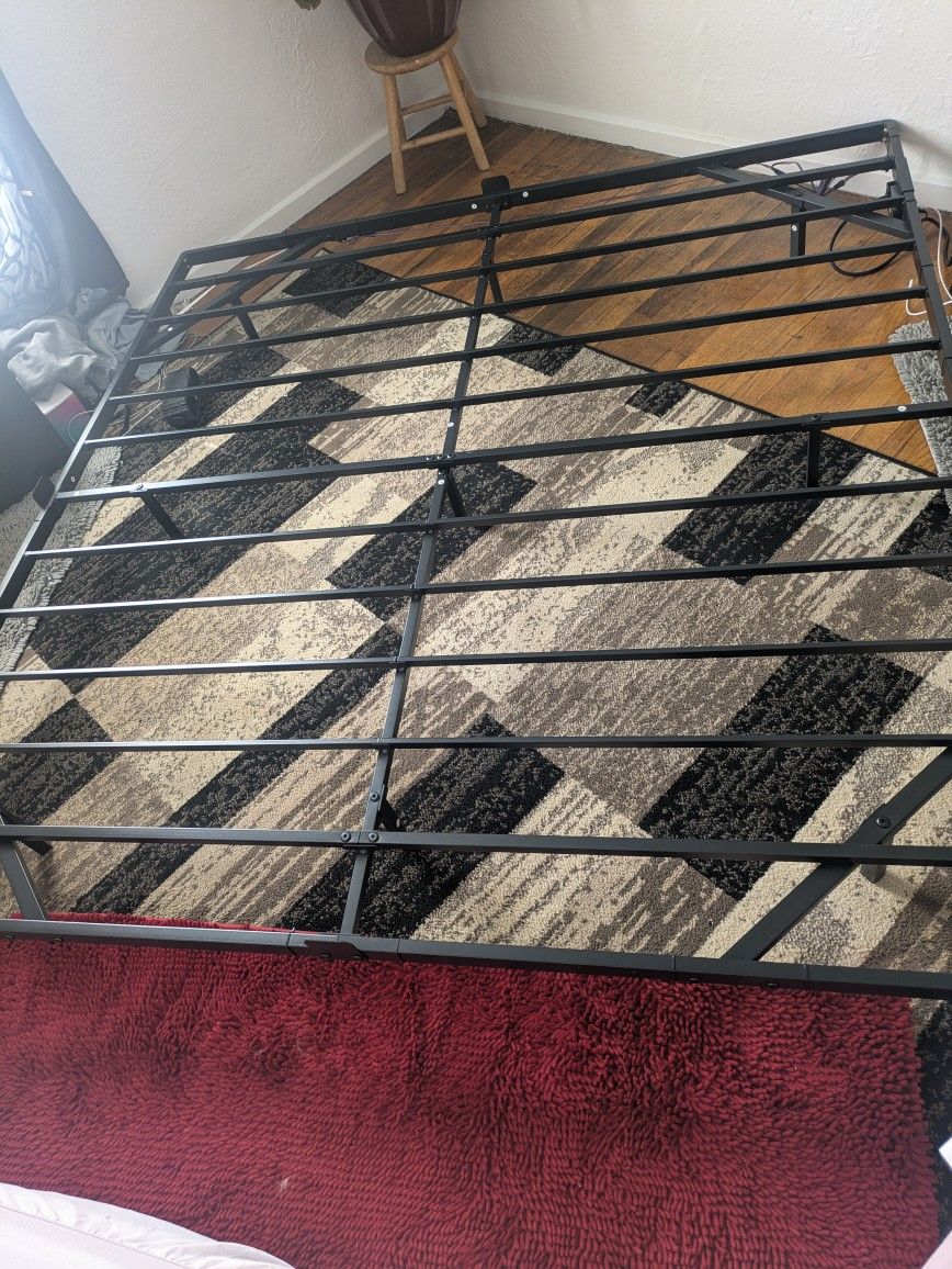 King Size " Floating" Bed Frame. No Box spring Needed