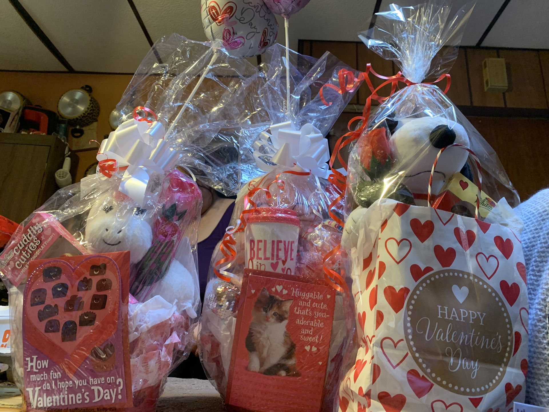 Valentine’s Day baskets and bags