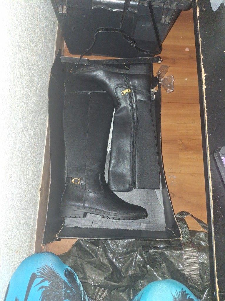 Coach Faith Riding Boots