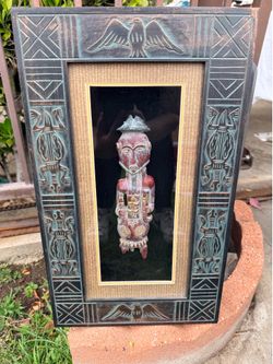 African masks, framed art
