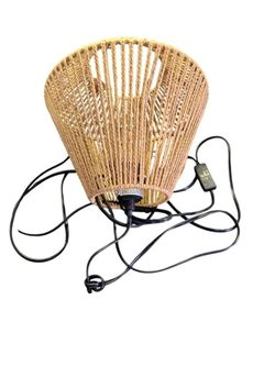 Bamboo Tripod Floor Lamp with Shelves,Mid Century TOP Part ONLY