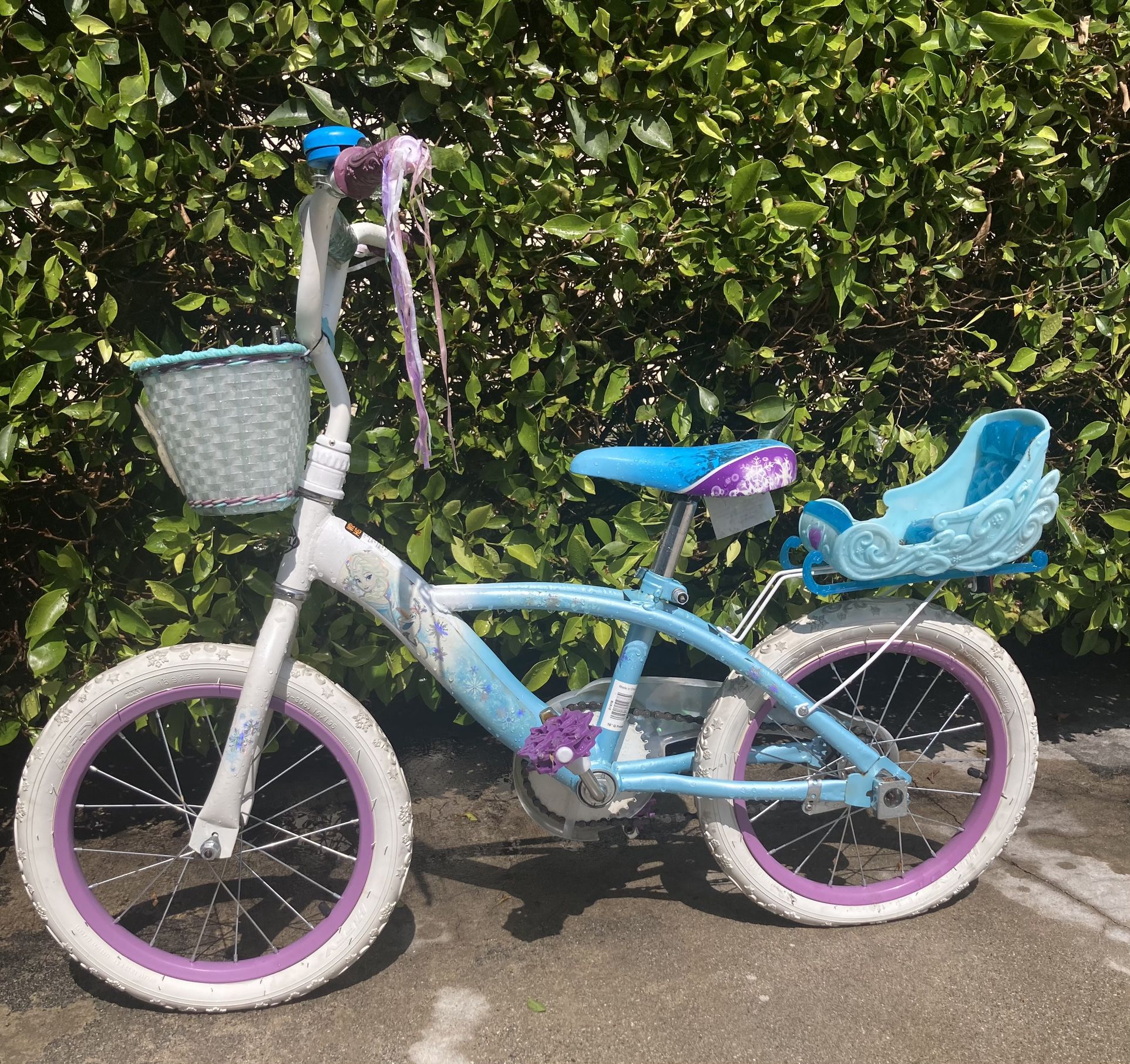 Disney Frozen Girls Bike 16” -  4+ Yrs 