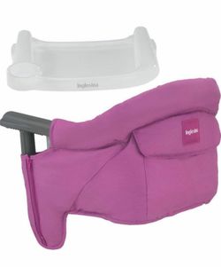 Inglesina Fast Table Chair, Fuchsia - Portable Baby High Chair + Fast Dining Tray