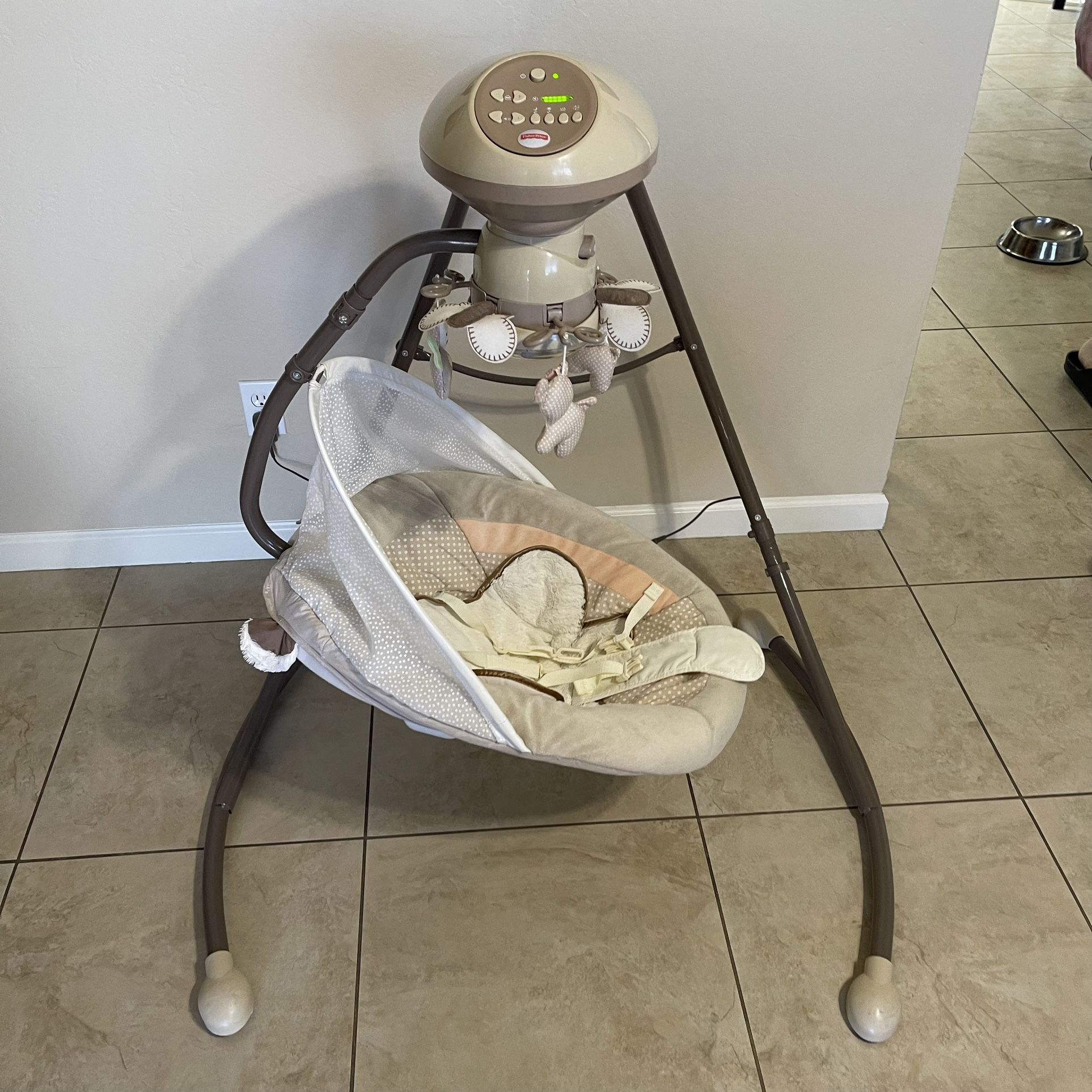 FisherPrice Baby Swing Snugapuppy Cradle & Swing for Sale in Phoenix, AZ OfferUp