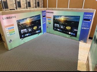 85 TV Samsung smart 4K HDTV $55 down in Financing free delivery six month warranty