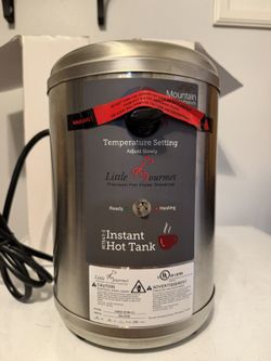 Mountain Plumbing Little Gourmet MT641-3 Instant Hot Water Tank 1300W Open Box