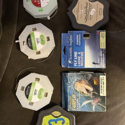 Fly Fishing Flies, Boxes, Line