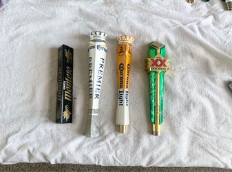 Mexican Cerveza Beer Tap Handles Montejo Dos Equis Corona