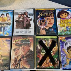 Different titles DVD