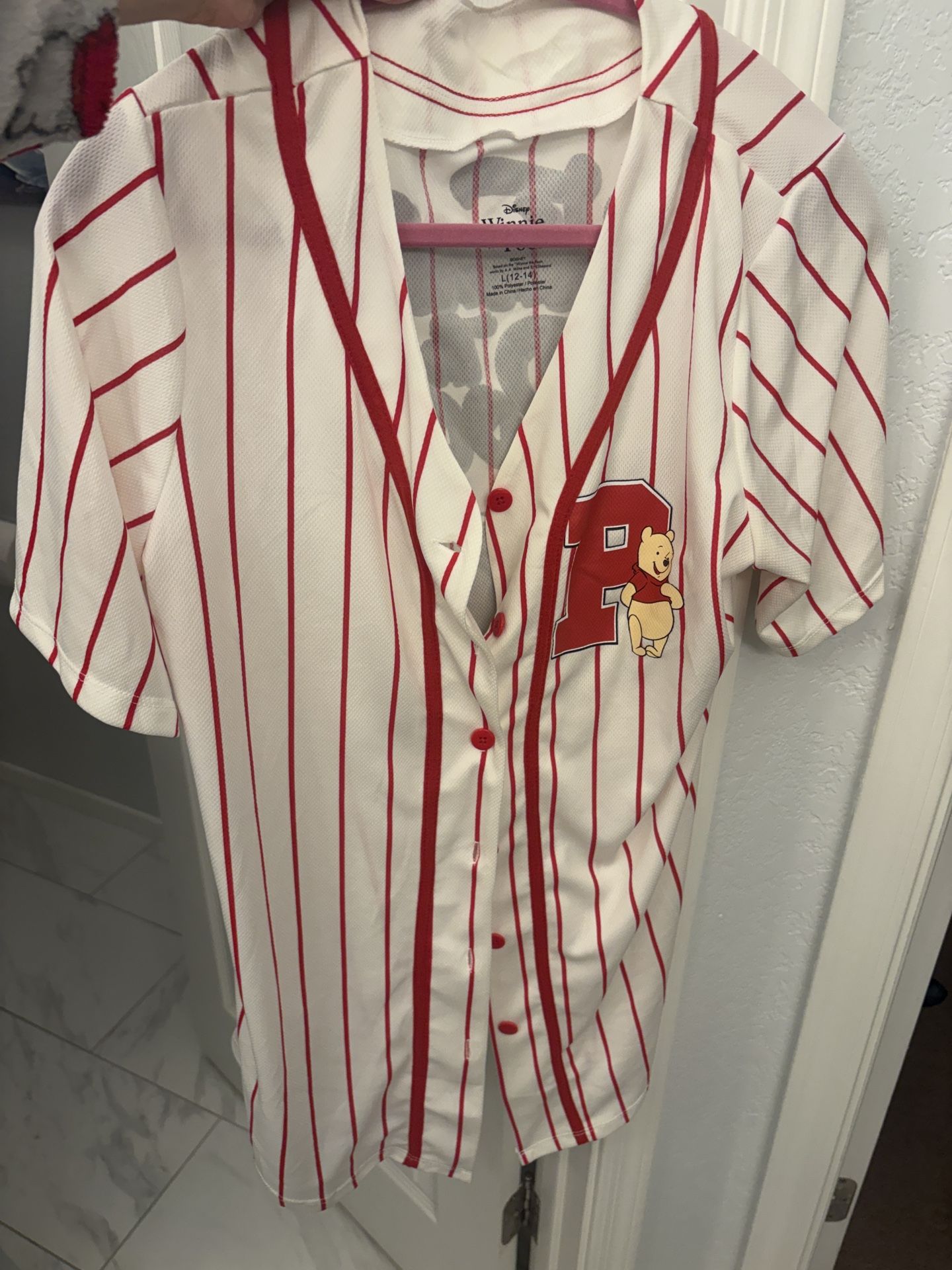 Disney Winnie The Pooh Jersey Shirt