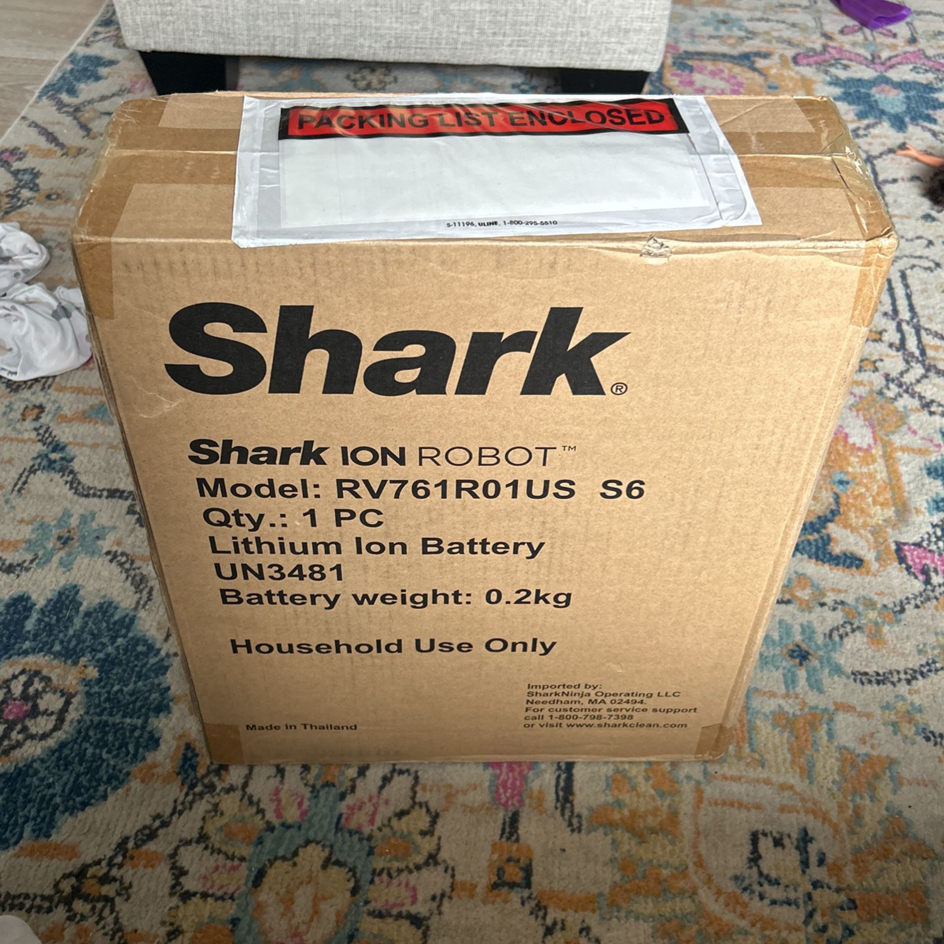 Shark ION Robot Vacuum: Model RV761