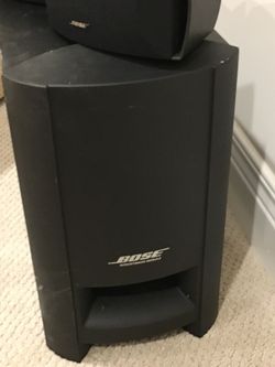 Bose subwoofer and 2 Bose speakers