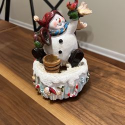 Snowman Waterfall Decor