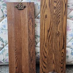 2 Oak Bath Caddy Trays