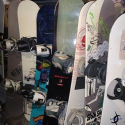 Snowboard Decks, Bindings And Boots Available 