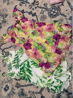 Toddler Girls Tropical Summer Dresses – 2 Pack