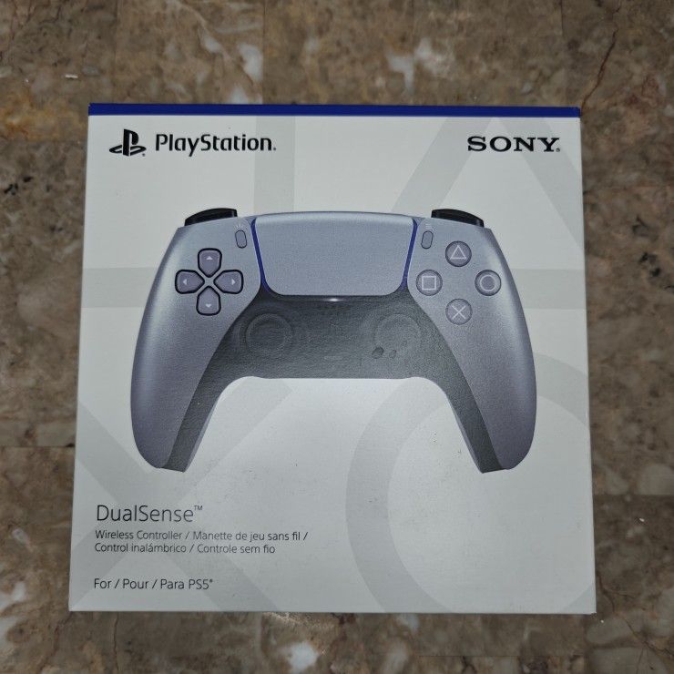 Sony PlayStation 5 Dualsense Wireless Controller - Sterling Silver 