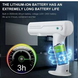 USA Electric Atomizing Disinfection Sanitizer Sprayer Gun Fogger Cordless 800ML