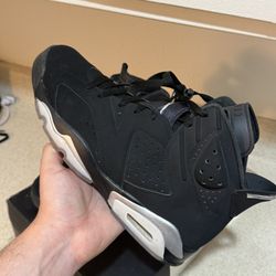 Jordan 6 Retro Chrome Size 10 Used With Box 