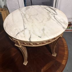 Wood and Marble Table